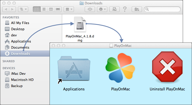 Cài đặt PlayOnMac