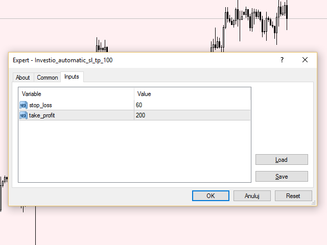 Automatic Stop Loss and Take Profit 