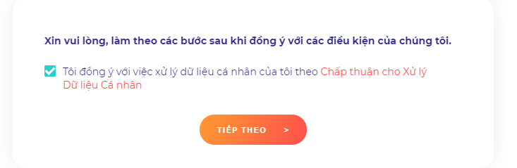 Xác minh danh tính và thiết lập tài khoản bước 3