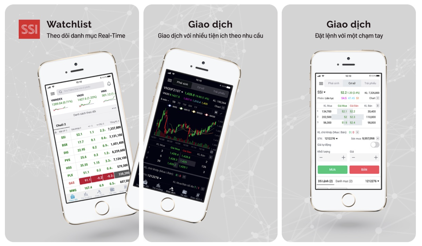 App chứng khoán SSI Pro Trading 