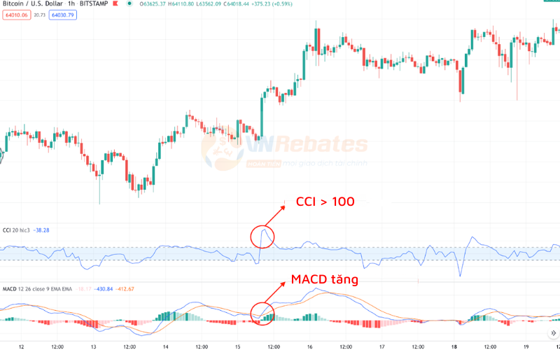 chỉ báo kỹ thuật cci và đường MACD