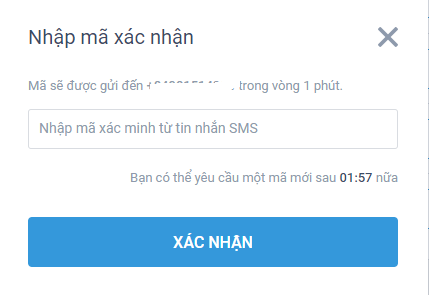 Xác minh số điện thoại trên sàn LiteForex để mở tài khoản