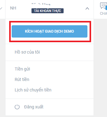 Kích hoạt tài khoản demo sàn Liteforex