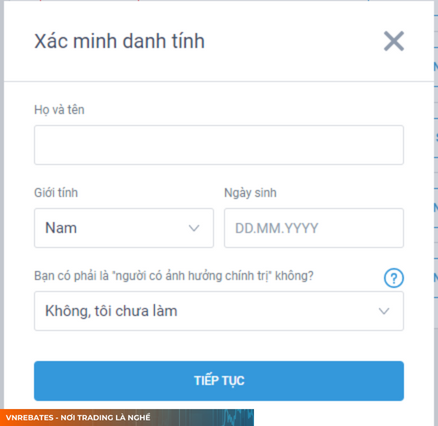 Hình minh họa cách xác minh danh tính trên sàn LiteForex