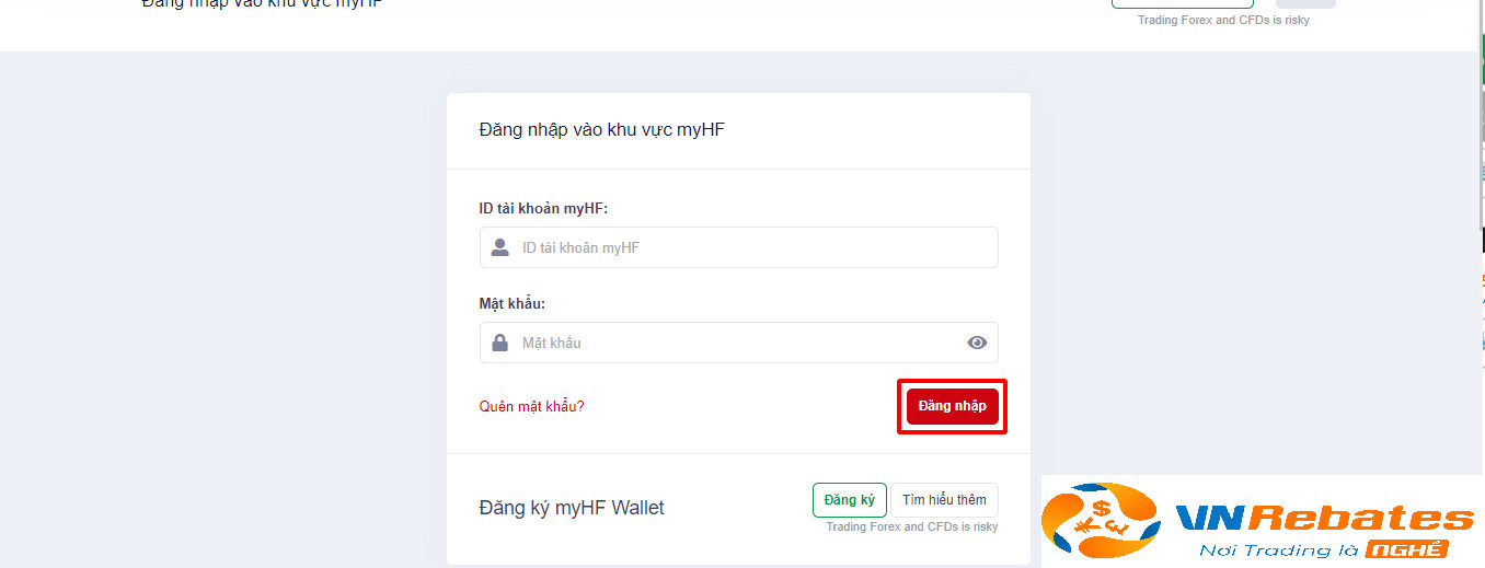 Hướng dẫn nạp tiền sàn HotForex qua Internet Banking