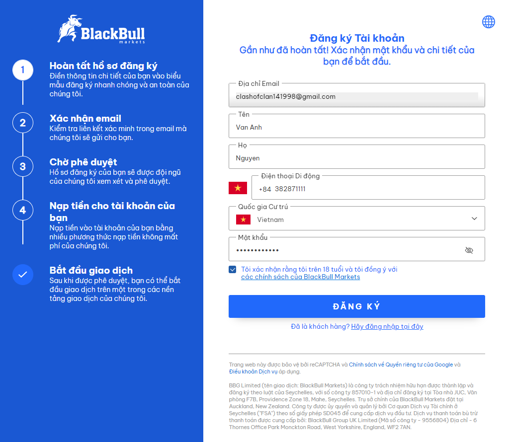 mở tài khoản sàn BlackBull Markets 1