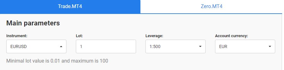 Công cụ lot size calculator được sử dụng trong Forex 