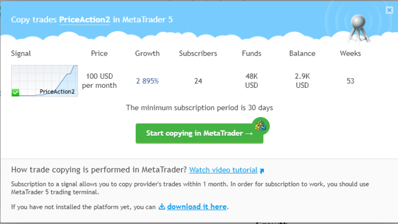 Copy Trading trên MQL5