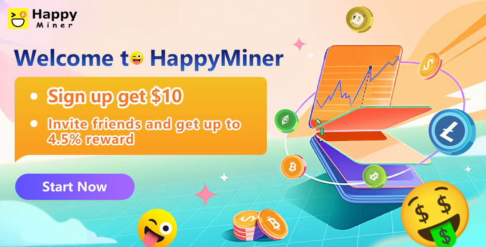 Happy Miner - Nền tảng Cloud Mining