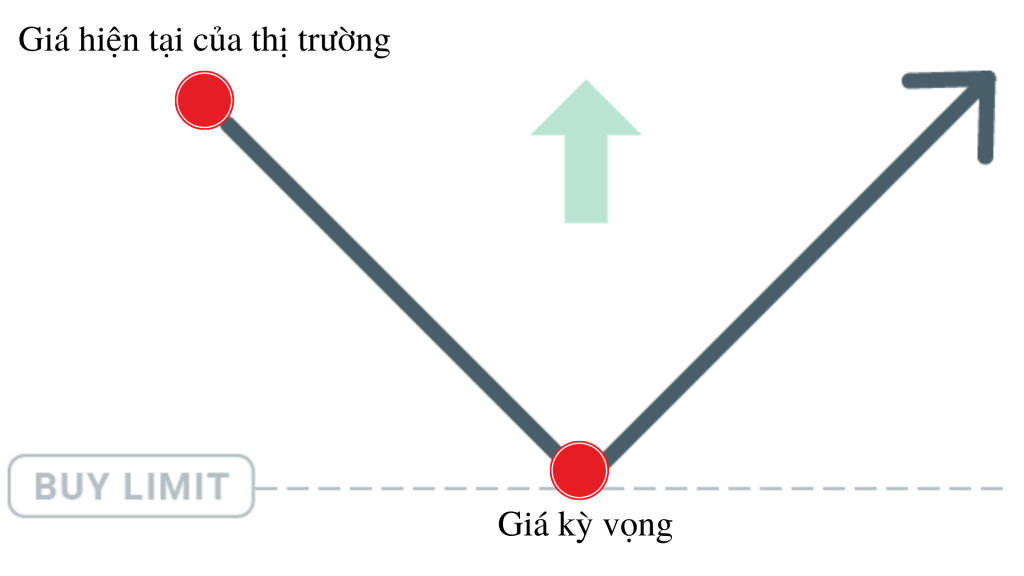 Ví dụ đơn giản về lệnh Buy Limit