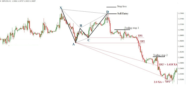 Hướng dẫn giao dịch với mô hình Bat Pattern cụ thể