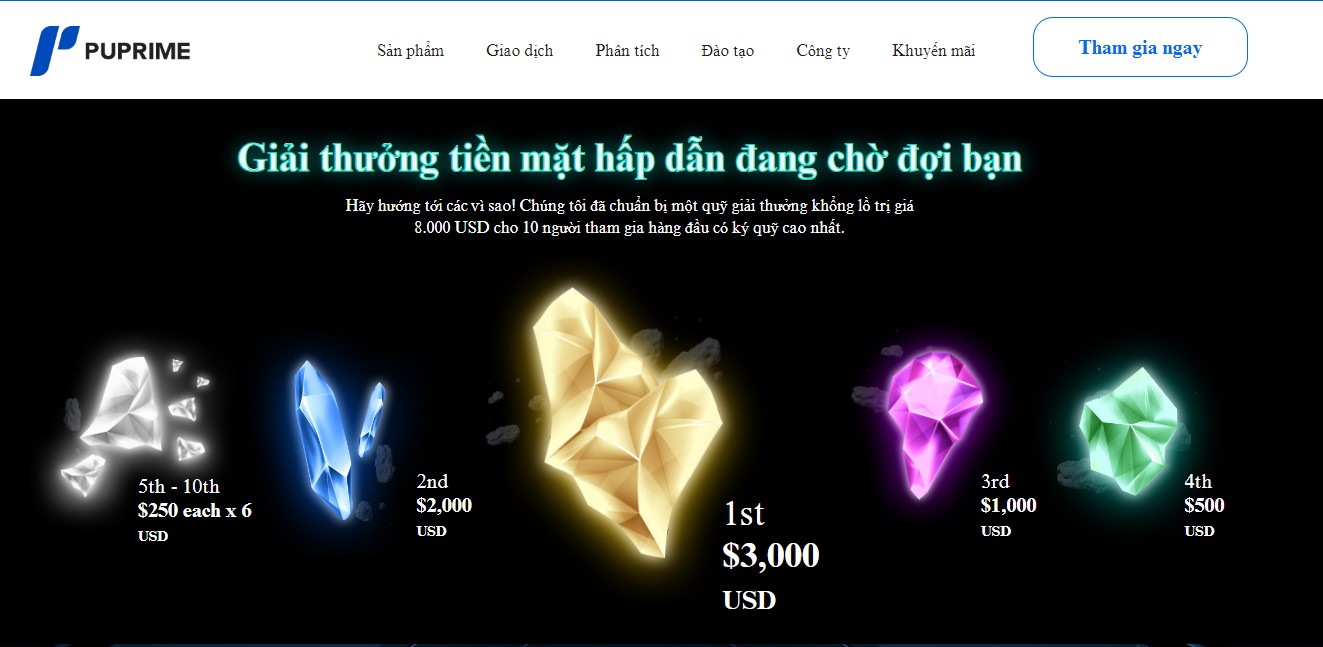 Chương trình Demo Contest của PU Prime