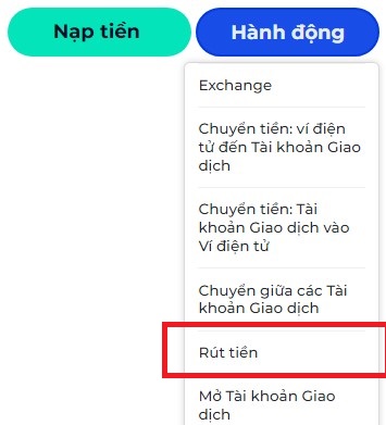 nạp rút tiền fxgt