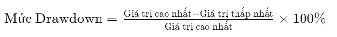 Mức Drawdown.