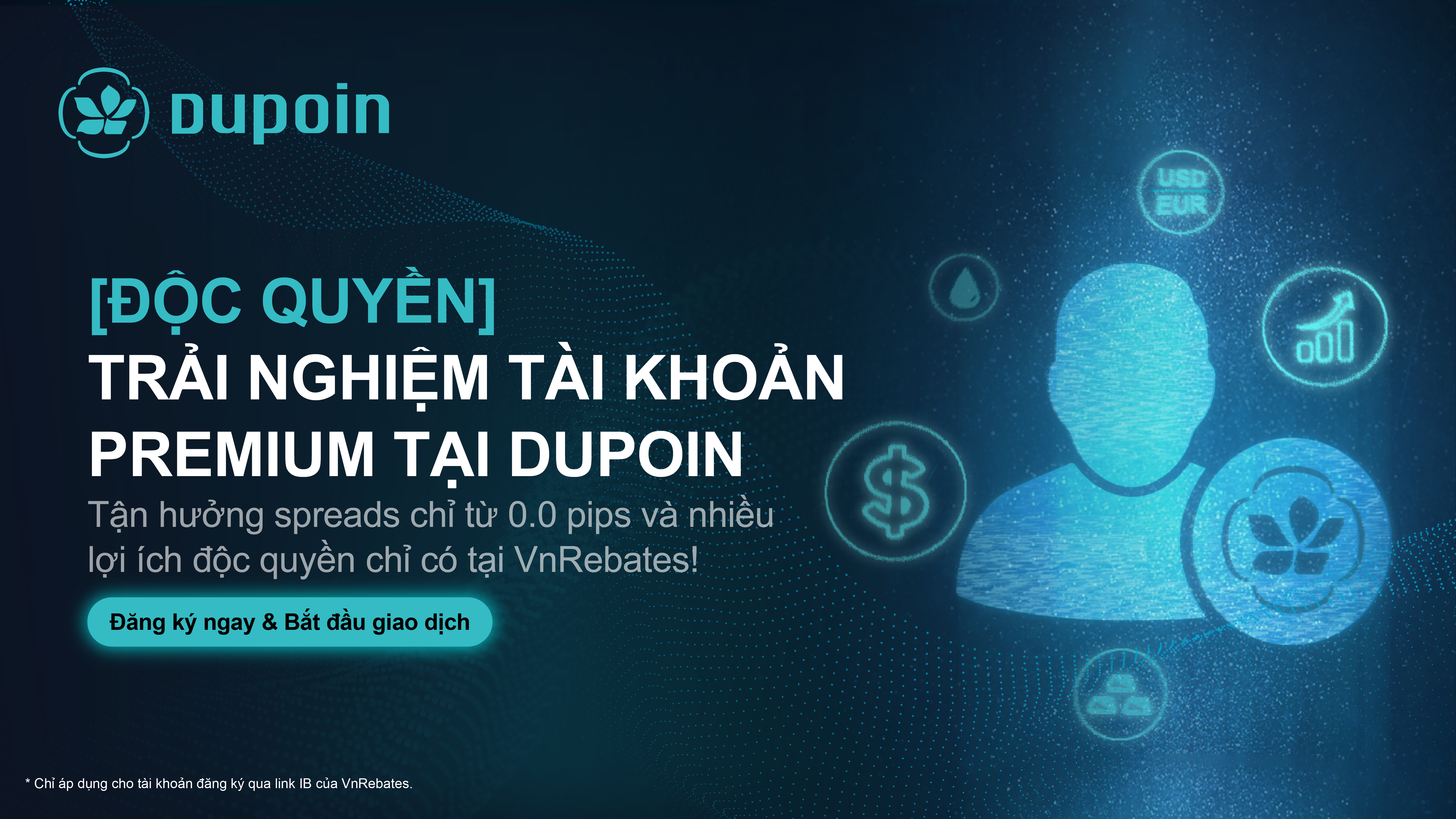 Trải nghiệm Tài khoản Premium tại Dupoin, chỉ có tại VnRebates